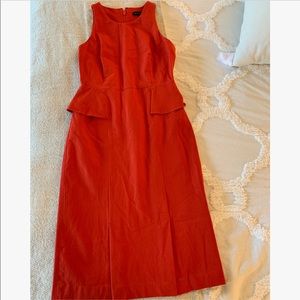 Burnt Orange Dress - Banana Republic
